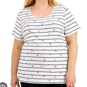 Karen Scott cherry top‎